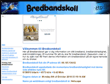Tablet Screenshot of bredbandskoll.net